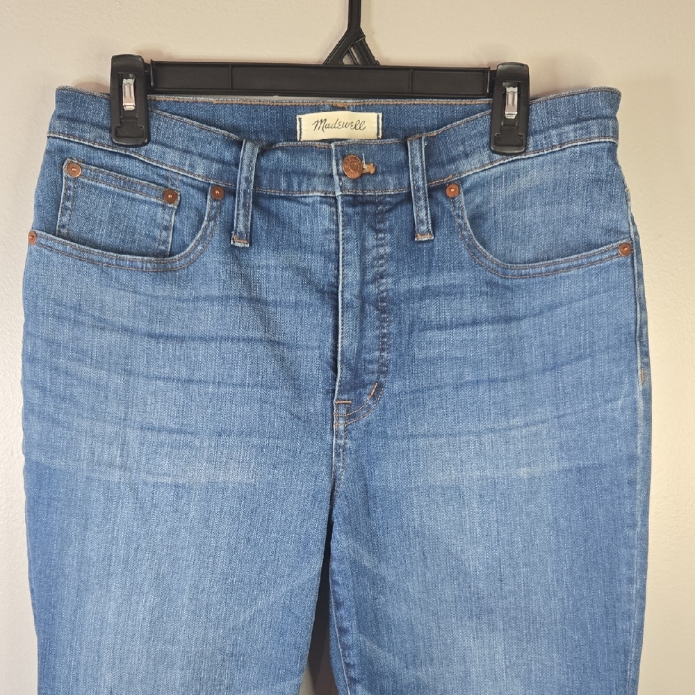 Madewell Size 30 Cali Demi Boot Light Wash Blue Denim Jeans